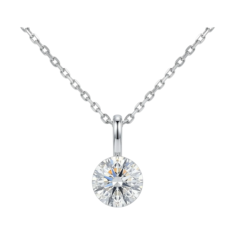 RD 4 Prongs Flower Pendant