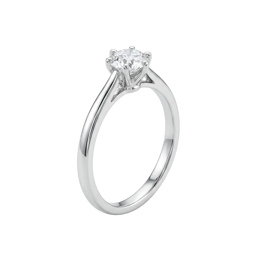 SOL Mate Set 1 Women's RD 6 Prongs SOLitaire W